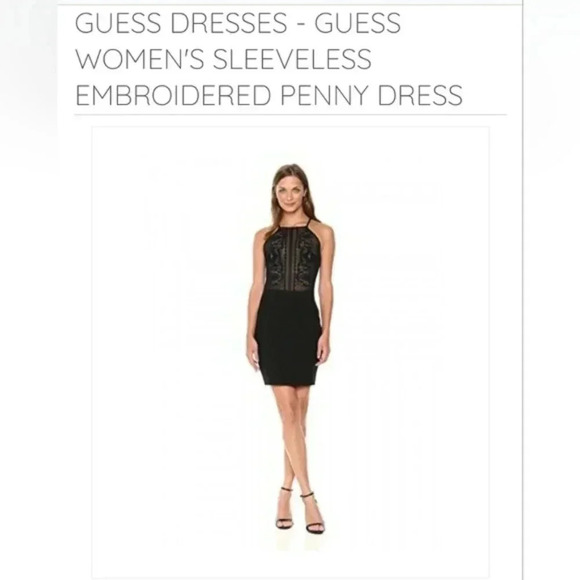 Guess Embroidered Penny Dress large - Picture 1 of 11